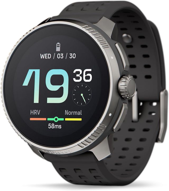 SUUNTO Race Montre de Sport Homme Femme, Tracker d'Activités GPS Running, Bi-Band GNSS, Carte Hors Ligne, Écran Tactile AMOLED, Smartwatch Cardiofréquencemètre Podomètre Altimètre, Autonomie 26 Jours
