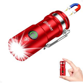 Blukar Lampe Torche Rechargeable Magnétique Mains Libres avec Clip, 5 Modes