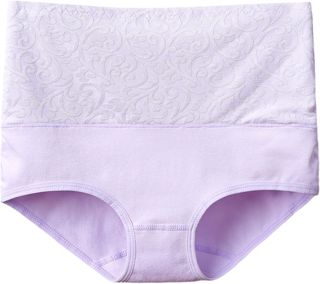 sous-vêtement Taille Haute en Coton de Couleur Unie pour Femmes Short Cycliste Femme Coton Culotte Femme Haute Dim