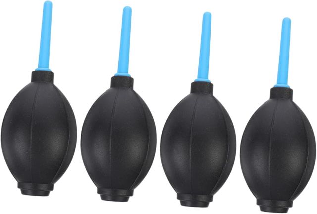 Souffleur d'air Noir 4 Pièces pour Objectif et Clavier en ABS