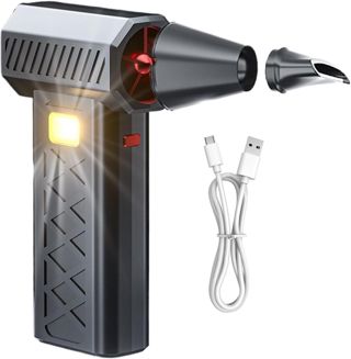 Petit ventilateur – Déménageur d'air électrique portable léger, appareil d'évacuation de l'humidité en verre, grève de sécurité intégrée, équipement de dépoussiérage intérieur extérieur large