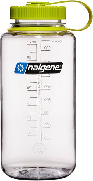 Nalgene Sustain Tritan Bouteille d'eau sans BPA fabriquée avec Un matériau dérivé de 50% de déchets Plastiques, 946 ML, Large Ouverture, Transparent