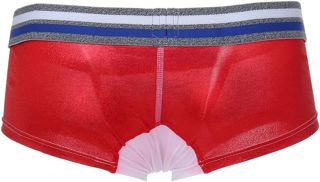 Slip Homme Dim Brillant sous-vêtement épissé Lettre Respirable Pantie Brief Hommes Sport Pouch sous-vêtements pour Hommes