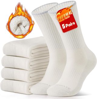 CLOSEMATE 5 Paires Chaussettes Chaudes Homme Femme 39-42 43-46 47-50