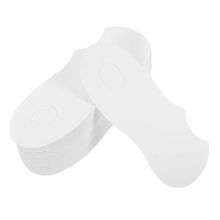 BESPORTBLE 50 Pièces Insert de Chaussettes en Papier Blanc Carte Chaussette en Papier Vierge Épais Forme Pied Basse pour Hommes et Rangement Masculin