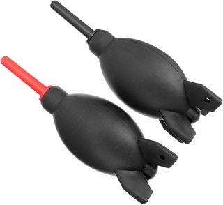 2 Pièces Souffleur d'air de Nettoyage pour Caméra, Silicone, Rouge