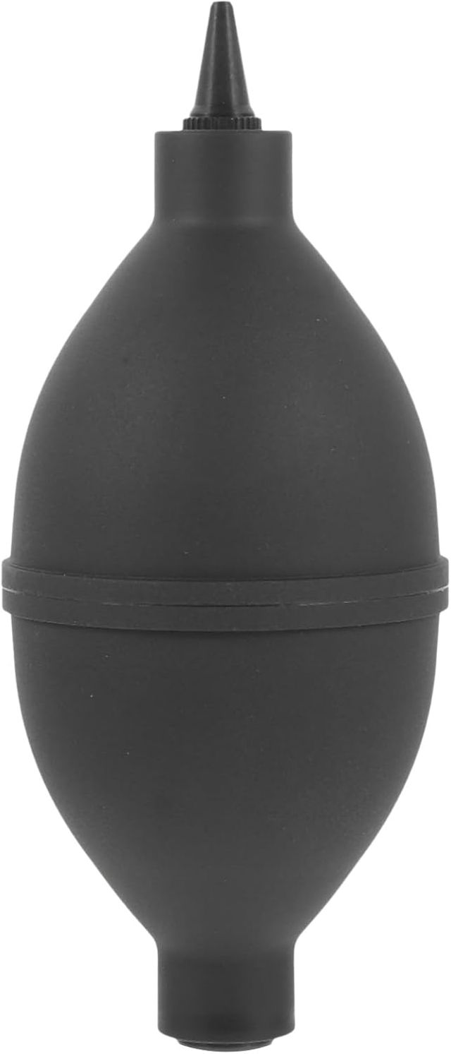 Soufflette Air Comprimé Noire en Silicone, Embout Long, Nettoyage