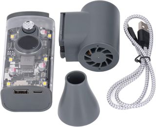 Souffleur d'air électrique 100000 TR/Min 10W, Portable, Rechargeable, souffleur à Jet portatif de Bureau avec lumière LED pour Le Nettoyage du Clavier de Voiture