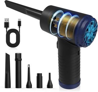 Souffleur d'air sans fil, compresseur multi-usages, souffleur électrique portable, nettoyeur d'ordinateur, nettoyage de clavier