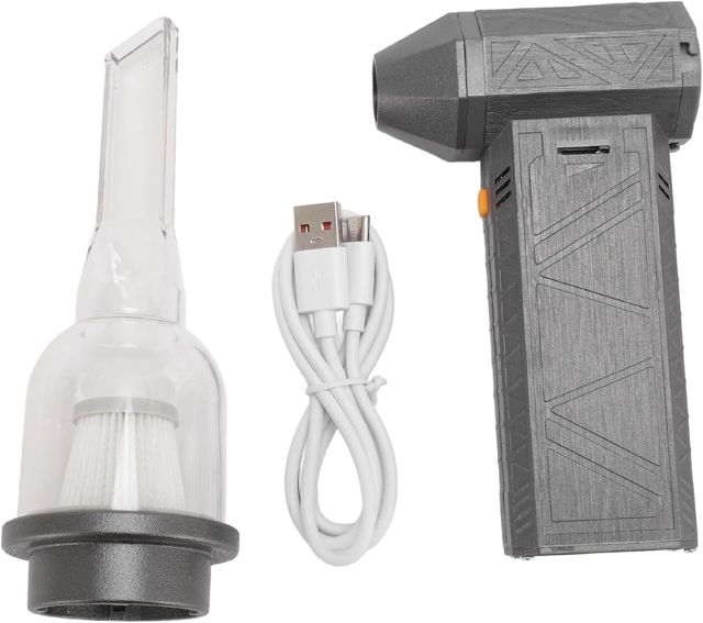 Souffleur de poussière Jet Dry 200 000 tr/min Sèche-linge électrique rapide portable pour clavier d'ordinateur de voiture Outil de nettoyage efficace avec contrôle de vites