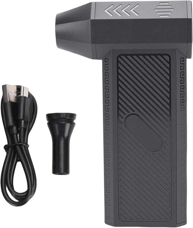 Dépoussiéreur électrique 130 000 tr/min avec lumière LED, moteur sans balais, ventilateur turbo sans fil pour le nettoyage du PC, voiture électronique, jardin, souffleur de