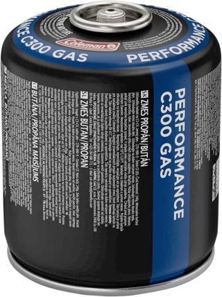 Coleman Cartouche de gaz C300 Performance avec Valve à Visser - Convient pour réchaud de Camping, Barbecue ou Lampe - 230 g - Puissant mélange Butane/Propane - Utilisation Jusqu'au Point de