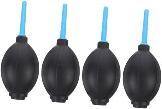 Souffleur d'air Noir 4pcs Valve Unidirectionnelle en Abs pour Nettoyage Appareil Photo, Ordinateur et Lentilles, Équipement Portable Anti-poussière