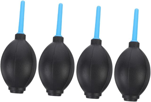 Souffleur d'air Noir 4pcs Valve Unidirectionnelle en Abs pour Nettoyage Appareil Photo, Ordinateur et Lentilles, Équipement Portable Anti-poussière
