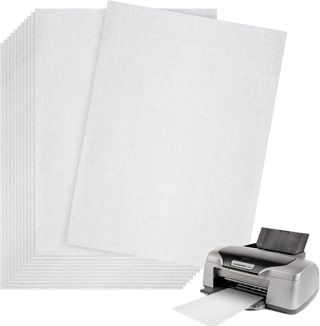 Fuyoooo Lot de 15 feuilles de nettoyage pour imprimante laser, déchiqueteuse de papier, lubrifiant, 21,6 x 27,9 cm, feuilles de nettoyage pour copieur, télécopieur, imprimante