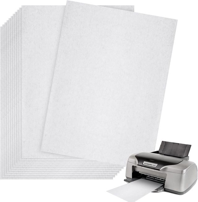 Fuyoooo Lot de 15 feuilles de nettoyage pour imprimante laser, déchiqueteuse de papier, lubrifiant, 21,6 x 27,9 cm, feuilles de nettoyage pour copieur, télécopieur, imprimante