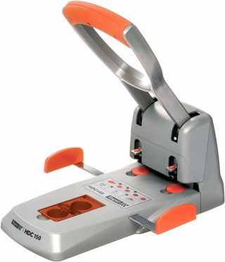 Rapid Disques de rechange, Pour perforateur Rapid HDC 150, 10 Agrafes, Plastique, Orange, 23001000