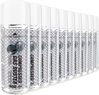AABCOOLING 3 x 400ml Home&Office Compressed Gas Duster K1, Bombe d'Air Sec, Nettoyage de l'équipement de bureau, Dépoussiérants puissants, Computer Cleaner, Nettoyage des Ordinateurs