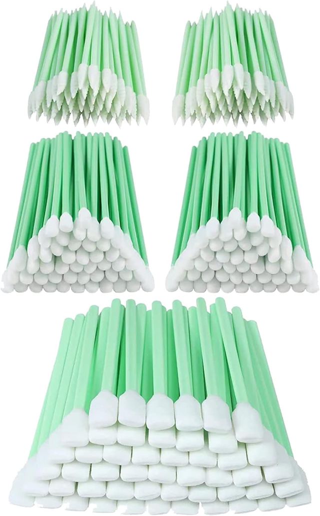 1 lot de 300 tampons de nettoyage en mousse pour appareil photo, imprimante à jet d'encre, équipement optique