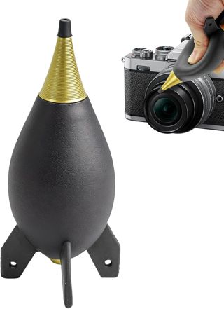 Generisch Pompe à air pour appareil photo, aide au nettoyage en forme de fusée compacte - Soufflet pour écrans LCD - Pour télescopes, filtres, capteurs, instruments de musique, claviers, fournitures