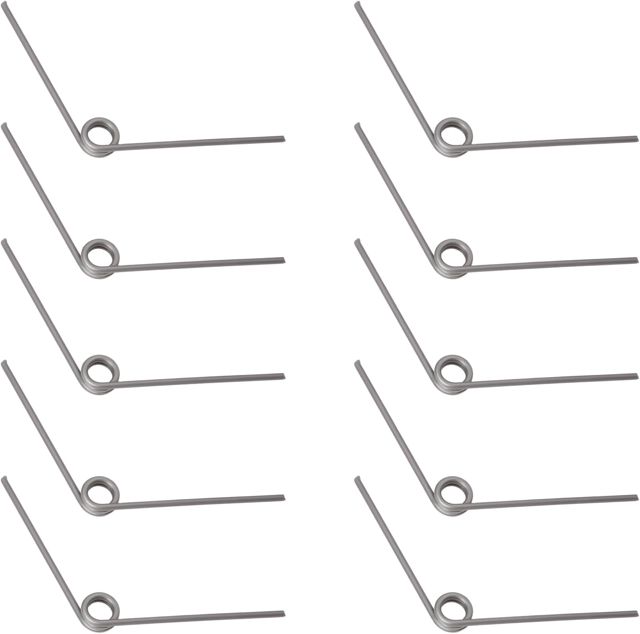 ECSiNG 10PCS Ressorts de Torsion en v pour Sécateurs Trou 8 mm Bras 58 mm pour Ébrancheurs