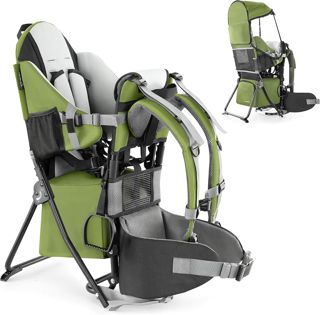 besrey Porte-bébé de randonnée, Sac à dos pour enfant, à usage en extérieur, Pliable
