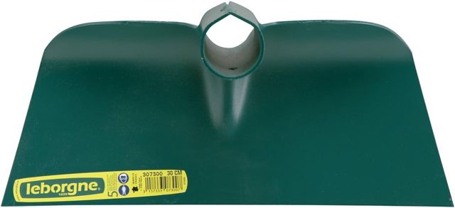 Leborgne - Racle Écurie 30 cm sans Manche - Outillage de Jardin - Racles - Nettoyage des Sols dans Écuries et Étables - Ø30 mm - Pratique et Ergonomique