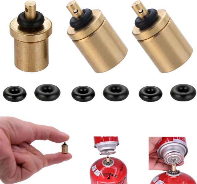 Adaptateur de recharge de gaz SquEqu pour cartouche Thermacell avec 3 pièces de réservoir de gaz pour camping, randonnée, réservoir de gaz, manche de réservoir de gaz