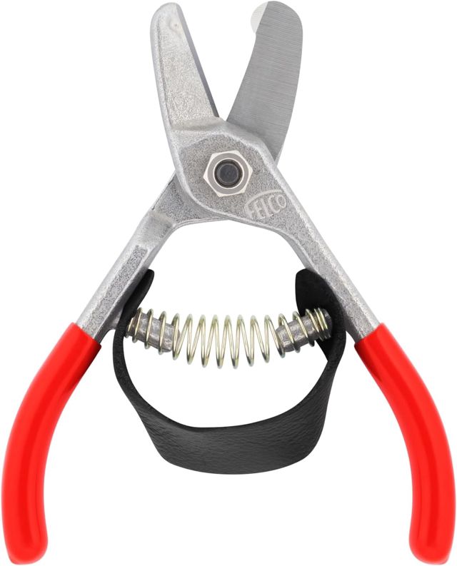FELCO 331 Coupe-Fruits Professionnel pour récolte d’avocats et mangues, sécateur de récolte Bypass avec Lames en Acier Carbone, poignée Ergonomique antidérapante, 138 mm