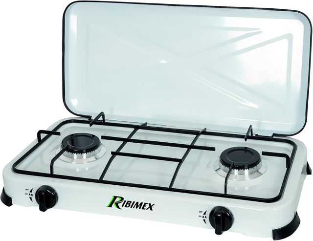 RECHAUD RIBIMEX PRF350 2 FEUX GAZ