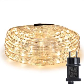 Lepro Guirlande Lumineuse Exterieure, 10M 240 LEDs Tube Lumineux Blanc Chaud, Guirlande Tuyau Exterieur IP65 Étanche, Décoration Jardin, Patio, Terrasse, Camping, Rue, Fête