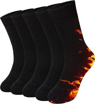 Josnown Chaussettes Chaudes Homme Chaussettes Hiver Thermiques en Laine