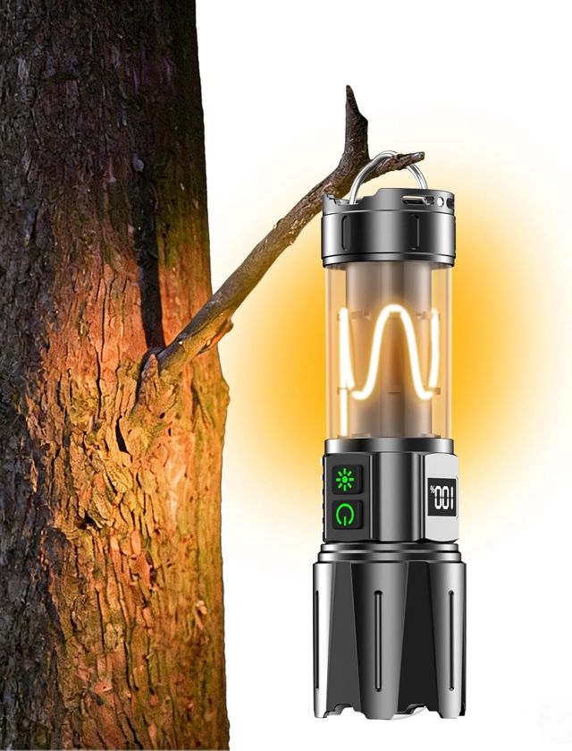 Relybo Lampe Torche LED Ultra Puissante 1,000,000 Lumen 60W XHM100 Chip