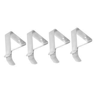 TOYANDONA Porte-pince pour Thermomètre à Café en Acier Inoxydable Argenté, Lot de 4 Clips Portables pour Test de Température, Cuisine et Boissons