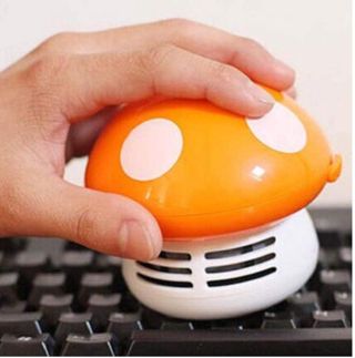 1pc Mini Kit De Nettoyage De Bureau Aspirateur Champignon Mini Collecteur De Poussière Clavier D'ordinateur Nettoyer Les Pinceaux (Couleur Aléatoire)
