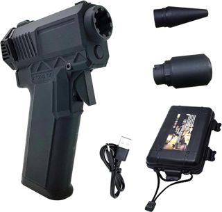 Aspirateur-souffleur puissant avec moteur sans balais de 110 000 tr/min, sans fil et rechargeable, pour clavier d'ordinateur et nettoyage domestique, 1 pièce