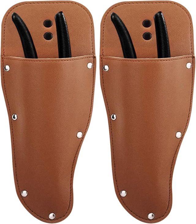 Gaines à Sécateurs,WideSmart Cisaille Holster Étui de Protection pour Sécateur de Jardin Étui de Sécateurs en Cuir PU Porte-Outil Accessoire de Ceinture Multifonctionnel