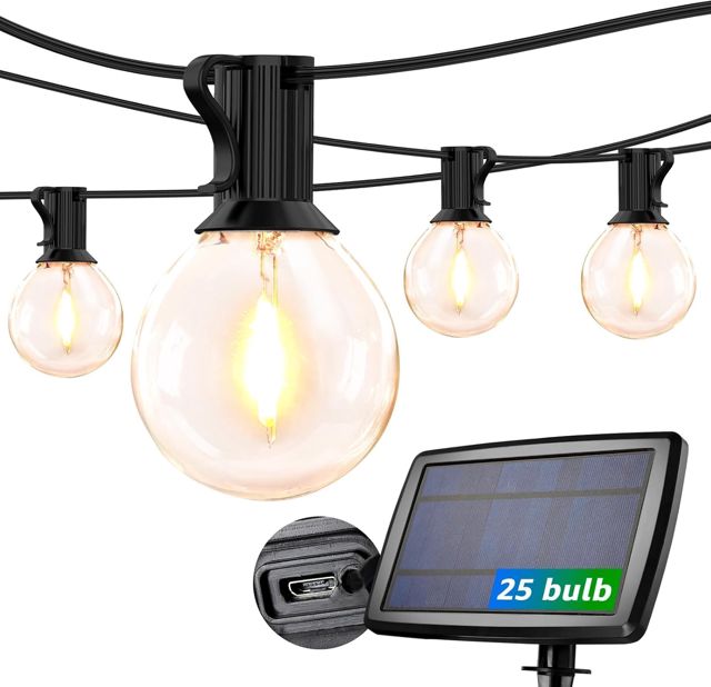 Lepro Guirlande Lumineuse Extérieur Solaire 4 Modes 7.6m