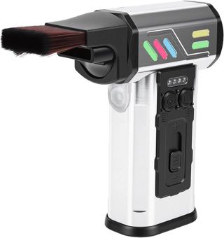 Jectse Dépoussiéreur D'air sans Fil, Puissant Ventilateur à Jet, Ventilateur avec 2 Batteries de 4000mAh, pour le Nettoyage de la Maison et de la Voiture, Ordinateur