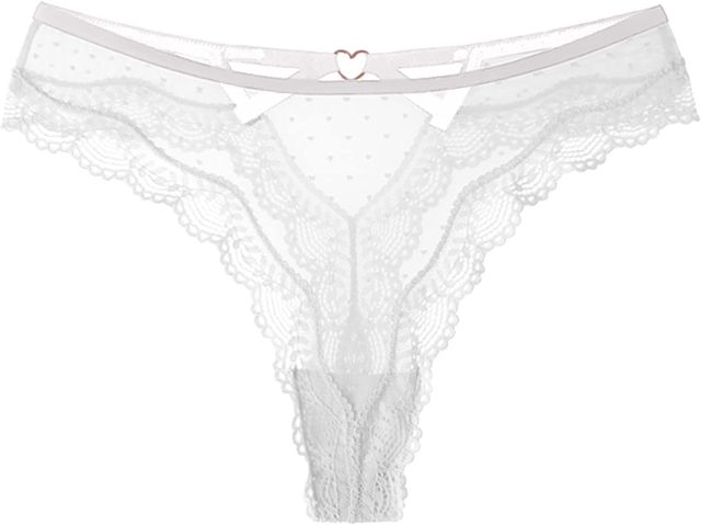 Culotte Ouverte Sexy À L'entre Jambe Femmes Dentelle Culotte Coeur Taille Basse sous-Vêtements String G String sous-Vêtements Lingerie Short Sexy pour Femme Culotte en Coton Femme Sexy