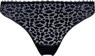 DIM Femme - Tanga Dentelle Florale x1 | Lingerie Invisible et Confortable | Détail Tulle
