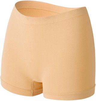 Shorty pour Femme, sous-vêtement sans Couture, Couverture complète, Doux et Extensible, Boxer pour Femme Culotte Femme Dim Taile Haute Boxer Femme Dim Noir