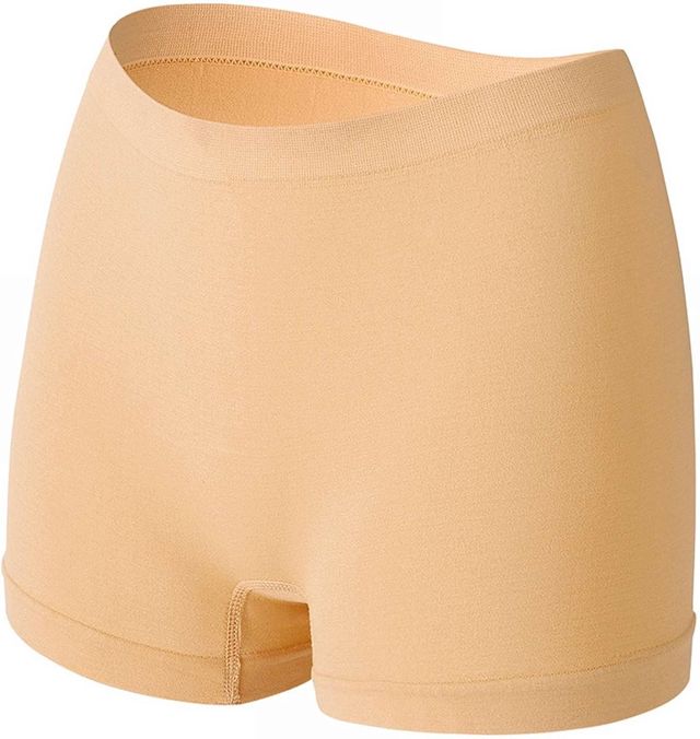 Shorty pour Femme, sous-vêtement sans Couture, Couverture complète, Doux et Extensible, Boxer pour Femme Culotte Femme Dim Taile Haute Boxer Femme Dim Noir