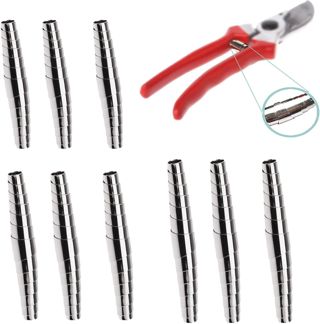 JCKD 9 pièces Ressorts hélicoïdaux de rechange pour sécateurs de jardin, accessoires pour sécateurs, remplacement de sécateurs d'élagage, amélioration des performances d'élagage (6cm/7cm/8cm)