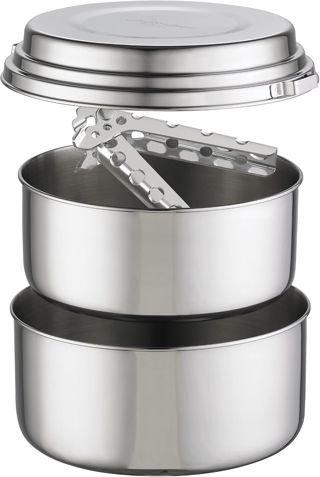 MSR Alpine Lot de 2 casseroles Argenté