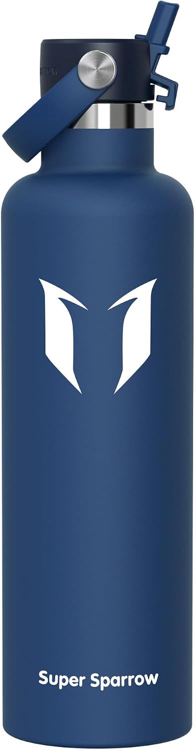 Sparrow Gourde Isotherme 1.2L FlipFlow 4.0 Bouteille Isotherme avec Paille
