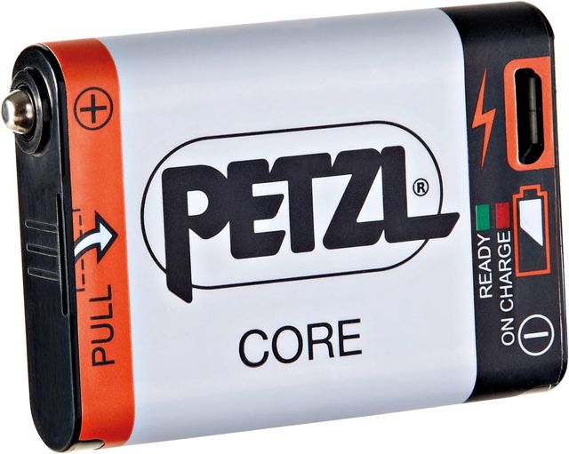 PETZL - Batterie Rechargeable Core - Lithium-ION 1250 mAh, Noir, Compatible avec Les Lampes frontales Petzl