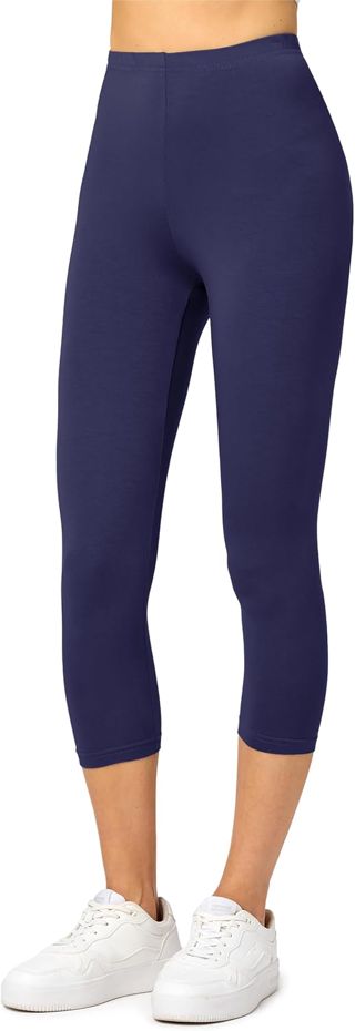Merry Style Leggings Femme 3/4 Confortable Viscose Pantacourt Femme Tenue Sport Femme Short Cycliste MS10-144