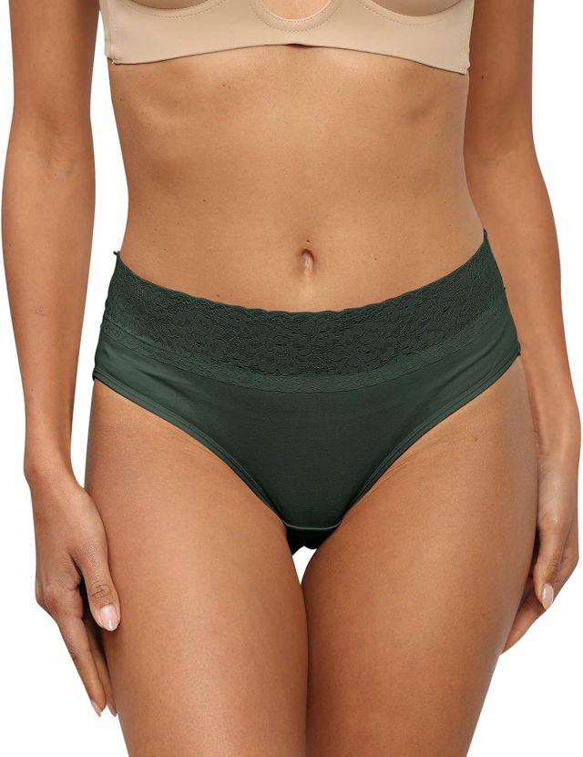 Lingerie Femme Femmes sous-vêtements Coton Dentelle Mode Culotte Doux Bikini Culotte Confortable Stretch Complet Dames Slips Culotte en Coton Culotte Ventre Plat Gainante