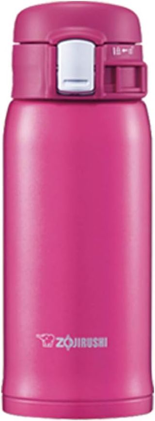 Zojirushi SM-SF36-AD Bouteille d'eau, boisson directe, ouverture d'une seule pression, mug en acier inoxydable, 12,2 fl oz (360 ml), bleu marine